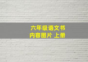 六年级语文书内容图片 上册